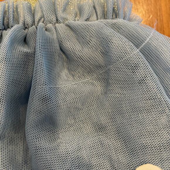 Size 9-10 Mini Boden Mesh Christmas Skirt - Picture 3 of 3